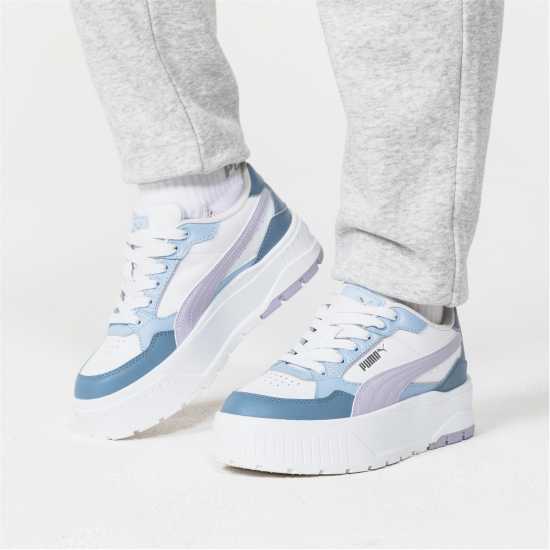 Puma Karmen Ii Jr Бяло/Лилаво 