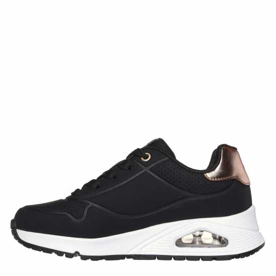 Skechers Средни Маратонки За Момичета Uno Stand On Air Junior Girls Trainers Black/Pink 