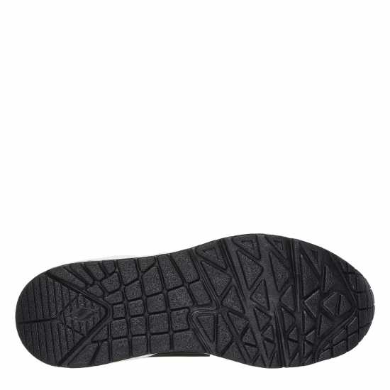 Skechers Средни Маратонки За Момичета Uno Stand On Air Junior Girls Trainers Black/Pink 