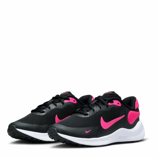 Nike Revolution 7 Big Kids' Shoes Black/Pink Детски маратонки