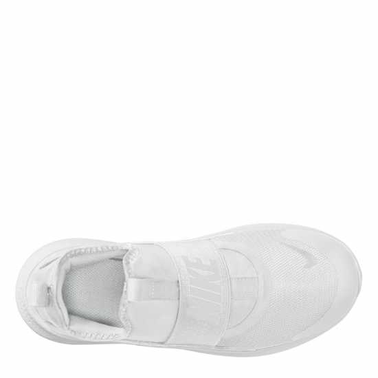 Nike Юношески Обувки Flex Runner 4 Shoes Juniors White/White Nike Юношески Обувки Flex Runner 4 Shoes Juniors White/White