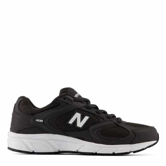 New Balance Kids' 408 Runners Black/White 