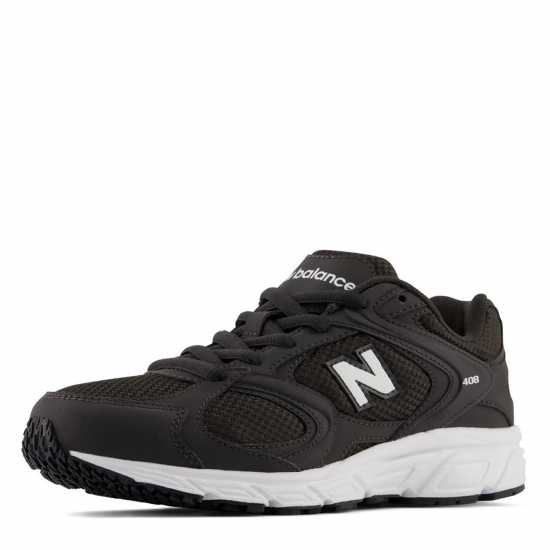 New Balance Kids' 408 Runners Black/White 