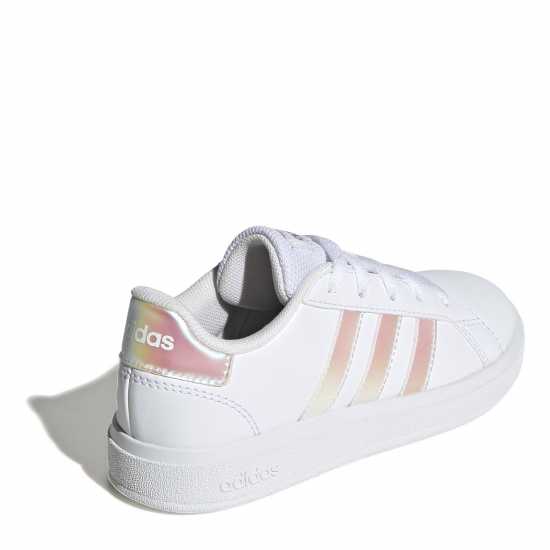 Adidas Маратонки Girls Grand Court Trainers Бяло / Иридис 