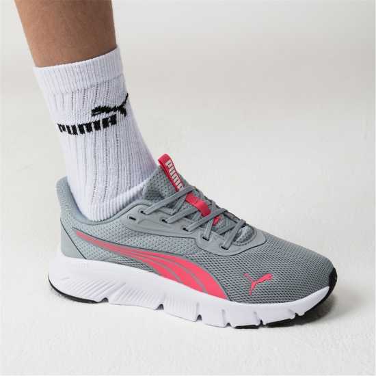 Puma Flexfocus Runners Juniors Сиво/Розово 