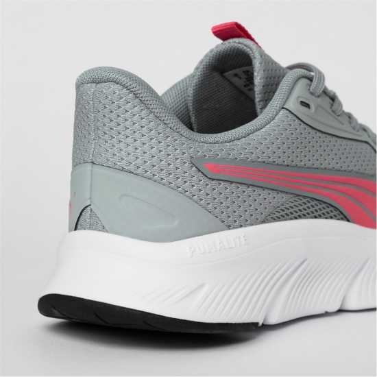Puma Flexfocus Runners Juniors Сиво/Розово 