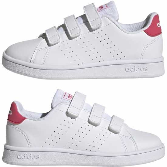 Adidas Advantage Court Lifestyle Hook-And-Loop Shoes Girls