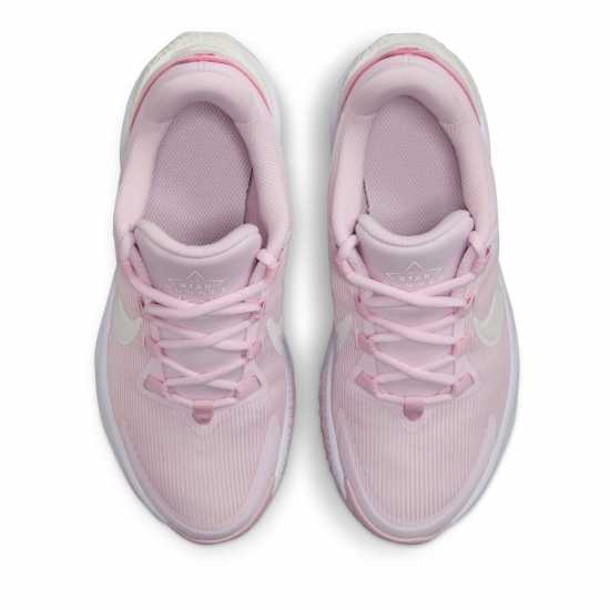 Nike Star Runner 4 Big Kids Road Running Shoes Розово/Бяло 
