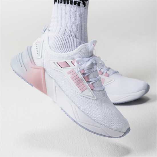 Puma Юношески Обувки Retaliate 3 Running Shoes Juniors Бяло/Розово 