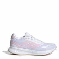 Adidas Детски Маратонки Runfalcon 5 Kids Trainers Бяло/Розово 