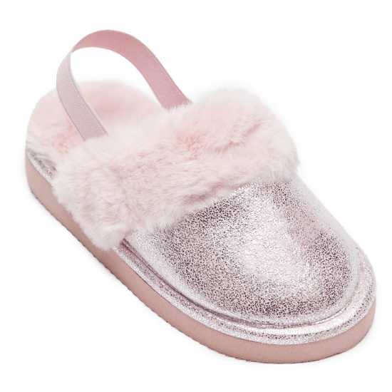 Чехли Be You Girls Shimmer Slipper Be You Girls Shimmer Slipper Чехли