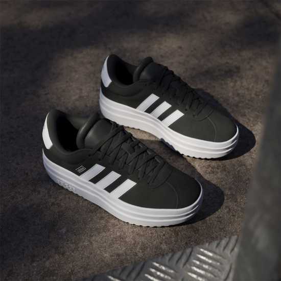 Adidas Vl Court Bold Low-Top Trainers Girls Черно/Бяло 