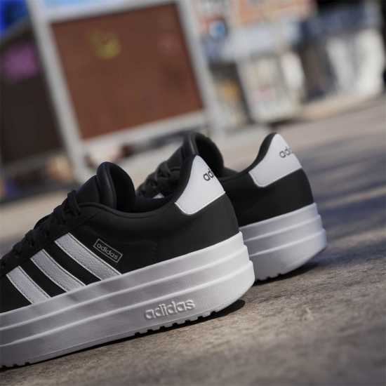 Adidas Vl Court Bold Low-Top Trainers Girls Черно/Бяло 