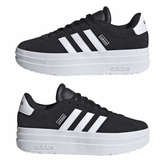 Adidas Vl Court Bold Low-Top Trainers Girls Черно/Бяло 