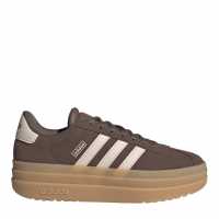 Adidas Vl Court Bold Low-Top Trainers Girls Earth Strata 