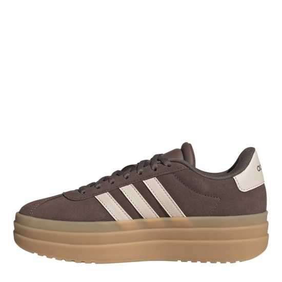 Adidas Vl Court Bold Low-Top Trainers Girls Earth Strata 