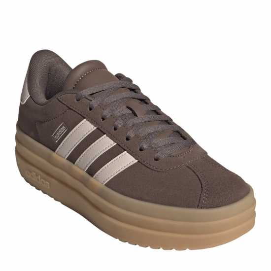 Adidas Vl Court Bold Low-Top Trainers Girls Earth Strata 