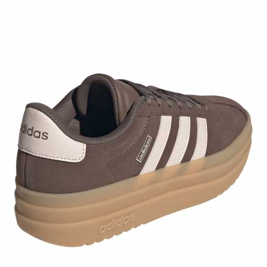 Adidas Vl Court Bold Low-Top Trainers Girls Earth Strata 