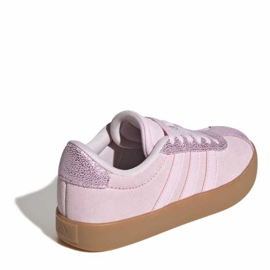 Adidas Юношески Обувки Vl Court 3.0 Shoes Juniors Розово блестящо Adidas Юношески Обувки Vl Court 3.0 Shoes Juniors Розово блестящо