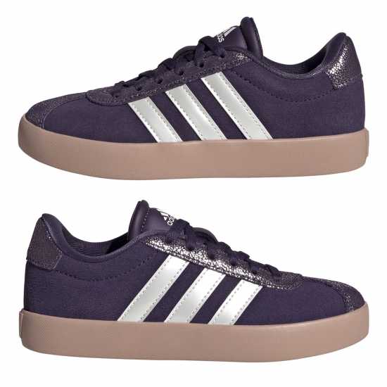 Adidas Юношески Обувки Vl Court 3.0 Shoes Juniors Аура Слива Adidas Юношески Обувки Vl Court 3.0 Shoes Juniors Аура Слива