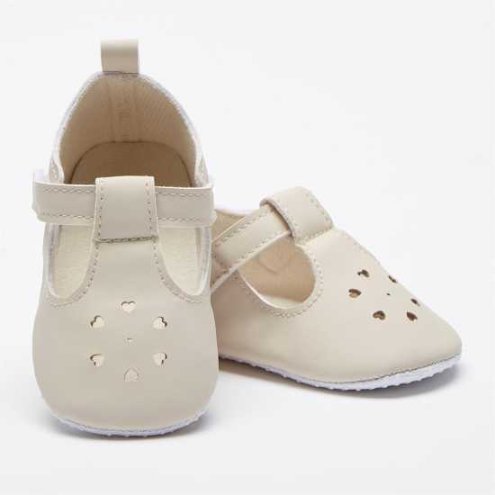 Cream Mary Jane Pram Shoes  Детски маратонки