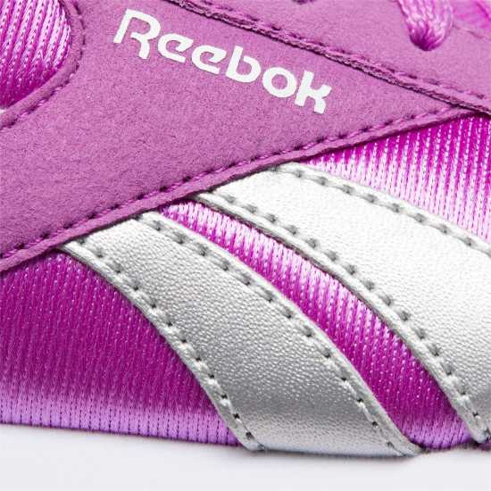 Reebok Jogger Rs Junior Girl Trainers Violet/Silver Детски маратонки