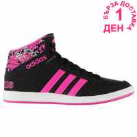 Adidas Средни Спортни Обувки Hoops Junior Girls Mid Top Trainers