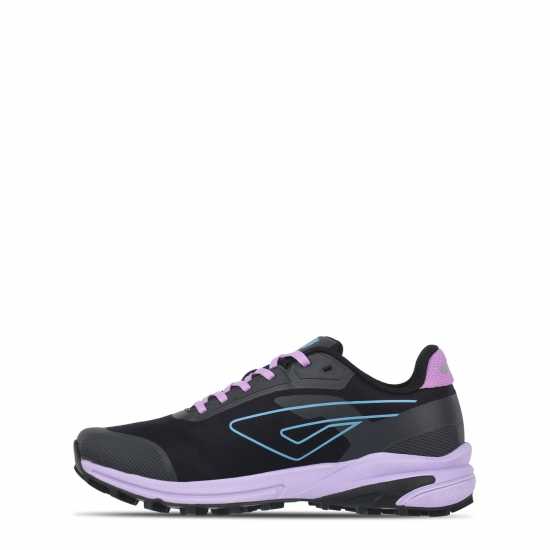 Karrimor Юношески Обувки Verge Running Shoes Juniors Black/Lilac Детски маратонки