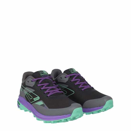 Karrimor Юношески Обувки Verge Running Shoes Juniors Въглен/Лилаво Детски маратонки