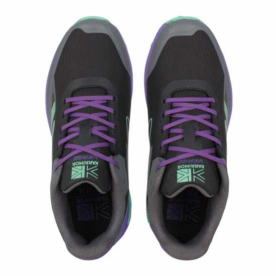 Karrimor Юношески Обувки Verge Running Shoes Juniors Въглен/Лилаво Детски маратонки