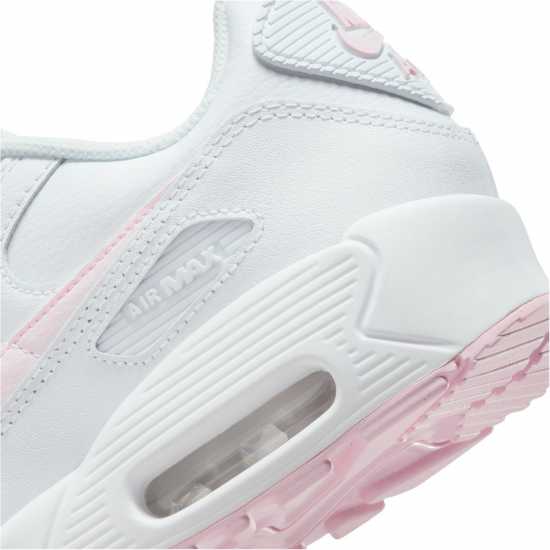 Nike Air Max 90 LTR Big Kids' Shoes White/Pink Детски маратонки