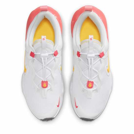 Nike Run Flow Big Kids' Running Shoes White/Citron Детски маратонки