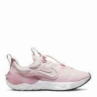 Nike Run Flow Big Kids' Running Shoes Pink/White Детски маратонки