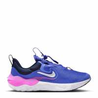 Nike Run Flow Big Kids' Running Shoes Purple/White Детски маратонки