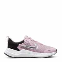 Nike Downshifter 12 Big Kids' Road Running Shoes Pink/Grey/Black Детски маратонки