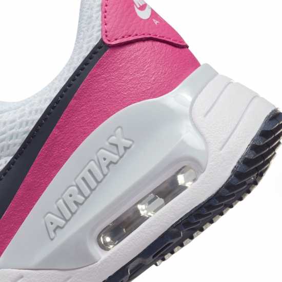 Nike Air Max SYSTM Big Kids' Shoes White/Pink Детски маратонки