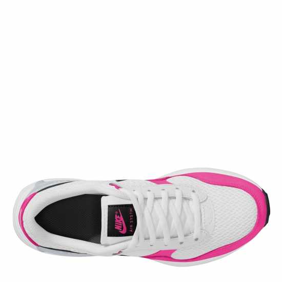 Nike Air Max SYSTM Big Kids' Shoes White/Pink Детски маратонки