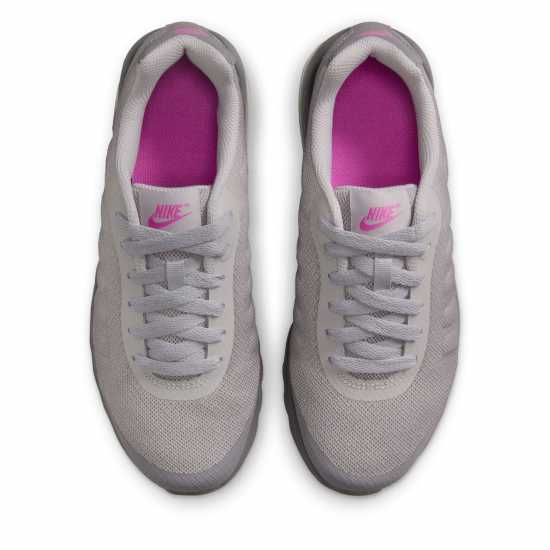 Nike Средни Маратонки За Момичета Air Max Invigor Junior Girls Trainers Сиво/Розово Детски маратонки