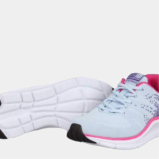 Karrimor Юношески Обувки Duma 6 Running Shoes Junior Girls Sky Blue/Purple 