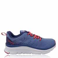 Karrimor Duma 6 Junior Girl Running Shoes Blue/Coral Детски маратонки