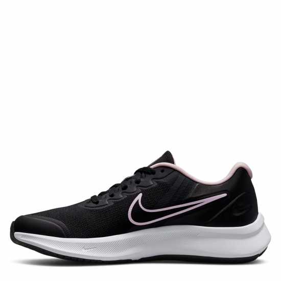 Nike Star Runner 3 Big Kids' Running Shoes Blk/White/Pink Детски маратонки