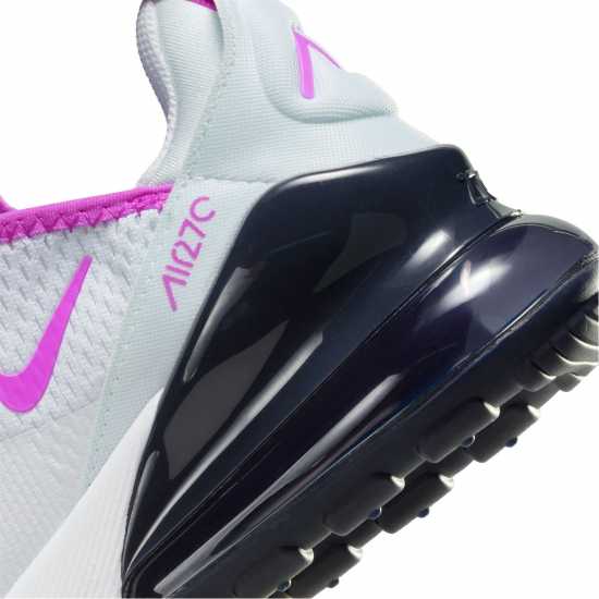 Nike Маратонки За Момиче Air Max 270 Girls Trainers White/Pink Детски маратонки