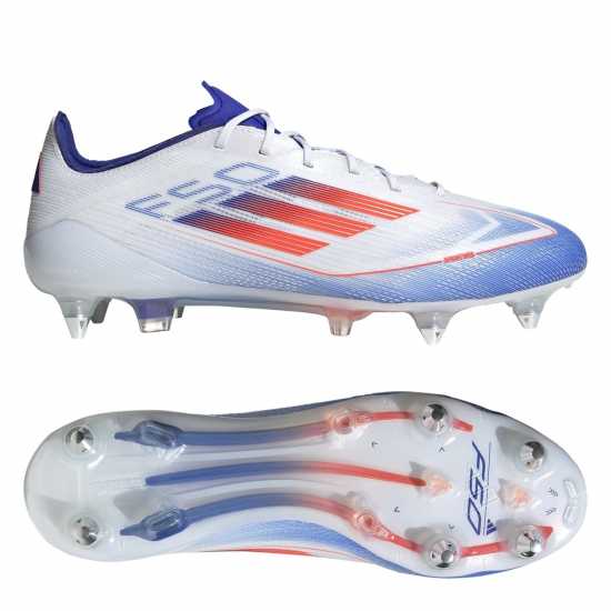Adidas F50 Elite Juniors Soft Ground Football Boots Ftwr White Детски футболни бутонки