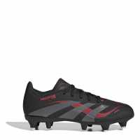 Adidas Predator League Juniors Soft Ground Football Boots Черно/Сиво 