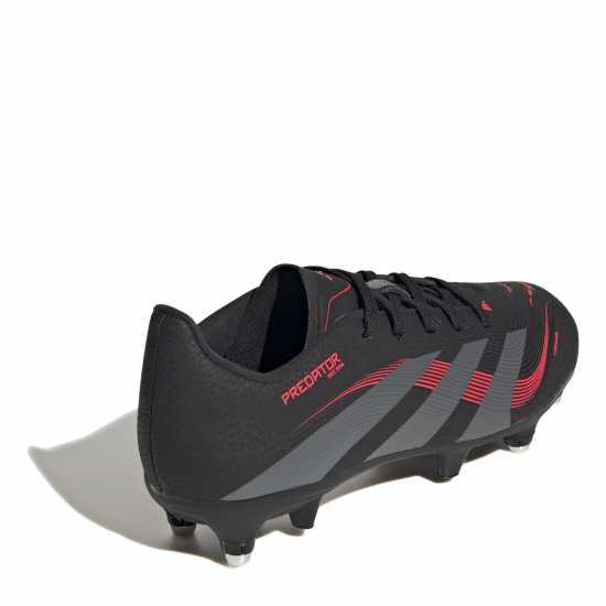 Adidas Predator League Juniors Soft Ground Football Boots Черно/Сиво 