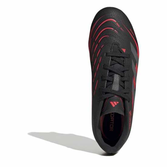 Adidas Predator League Juniors Soft Ground Football Boots Черно/Сиво 
