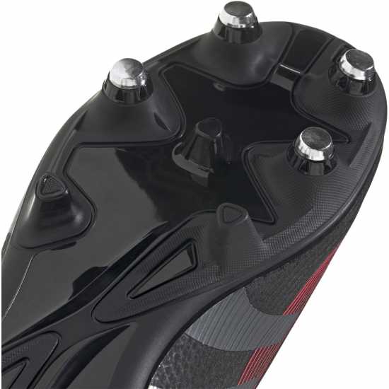 Adidas Predator League Juniors Soft Ground Football Boots Черно/Сиво 
