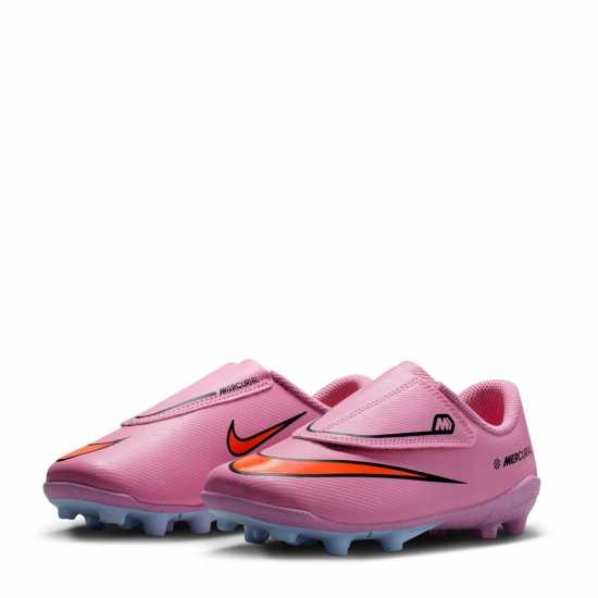 Nike Mercurial Vapour 16 Club Childrens Firm Ground Football Boots Pink/Black Детски футболни бутонки