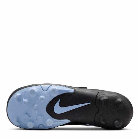 Nike Mercurial Vapour 16 Club Childrens Firm Ground Football Boots Black/Blue Детски футболни бутонки