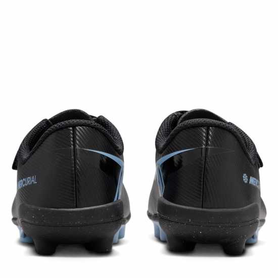 Nike Mercurial Vapour 16 Club Childrens Firm Ground Football Boots Black/Blue Детски футболни бутонки